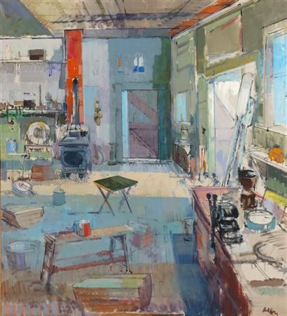 Boatshed and Summer Light