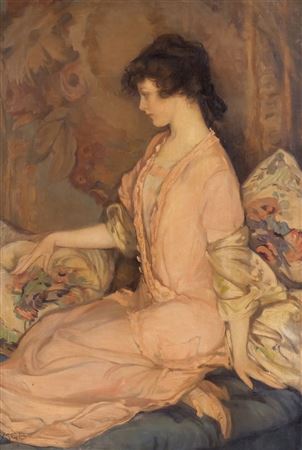 Stylized portrait of a woman