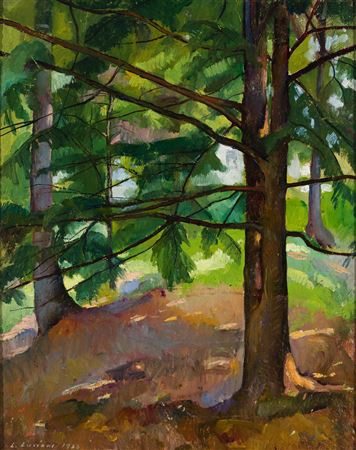 Pines and Birches, 1936