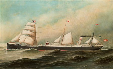 M/T "Christine" First Danish Tanker, 1894