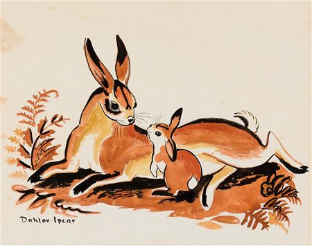 Mother and Baby Bunny