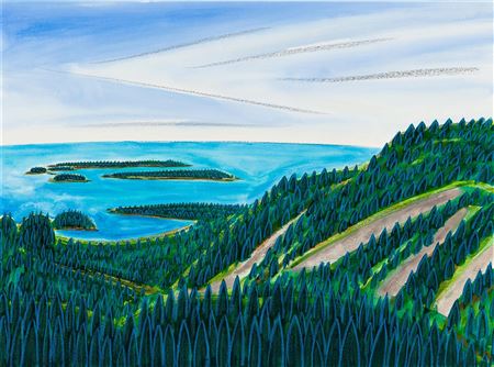 "Cadillac View" 2002 by Eric Hopkins - Auction record, sale price, and art valuation. Compare with similar artists and explore comparable artworks.