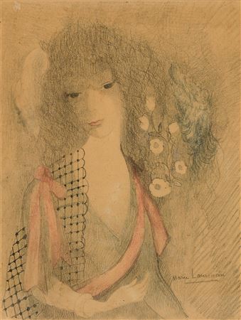Girl with Flowers