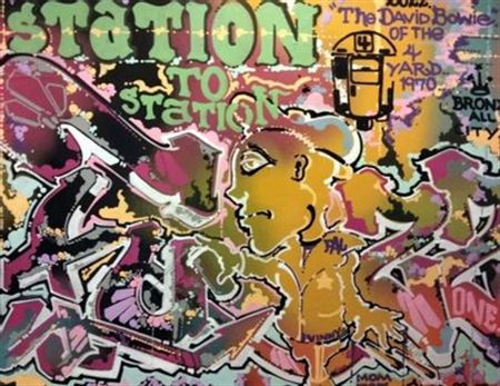 Station to Station by Fuzz One - Auction record, sale price, and art valuation. Compare with similar artists and explore comparable artworks.