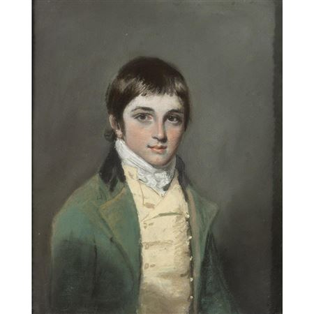 Portrait of a Young Man in a Green Coat