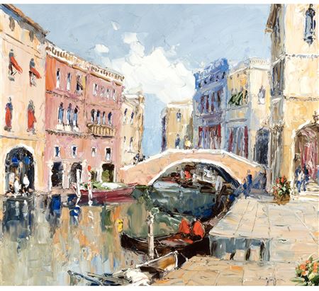 Over Bridge in Venice