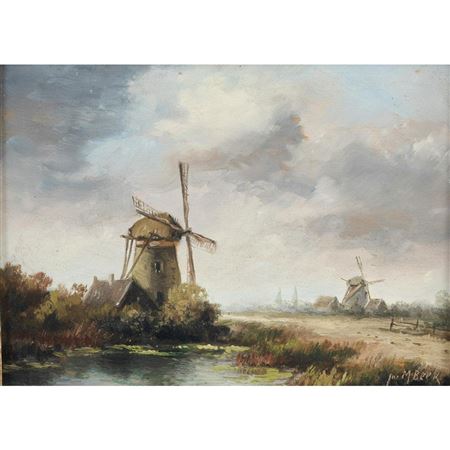 Landscape with Windmills