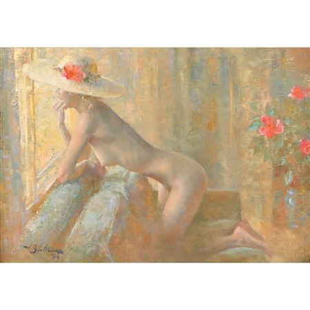 Nude in a Sun Hat, 1988