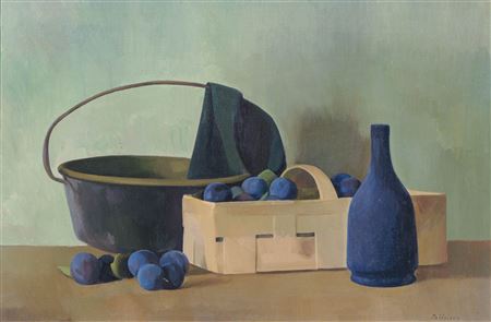 Nature morte aux prunes