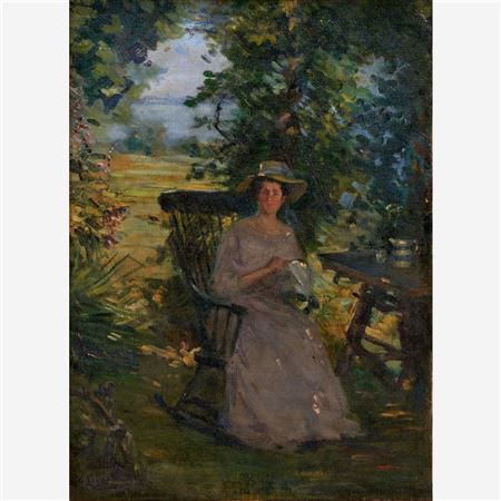 Untitled (Woman Seated in the Shade)