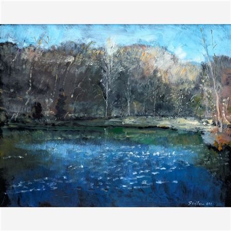 Burt's Pond, Late Light, 2001