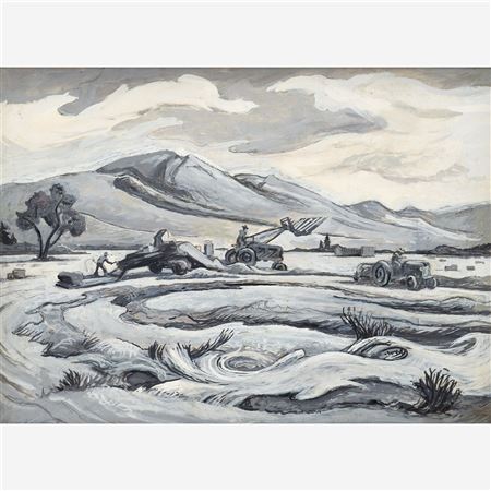 Study for "Wyoming Hay," 1963-64