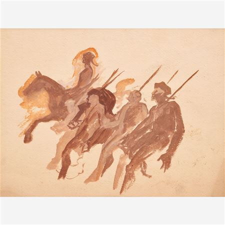 Marching Colonial Soldiers, circa late 1920s