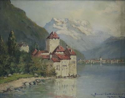 Schloss Chillon am Genfersee