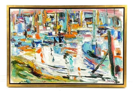 INSIDE THE BREAKWATER by Helen Bertha Dooley - Auction record, sale price, and art valuation. Compare with similar artists and explore comparable artworks.