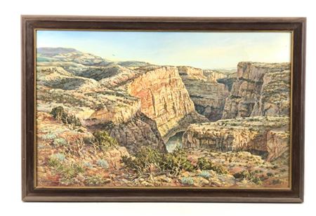 "Evening Light" (Bighorn Canyon)