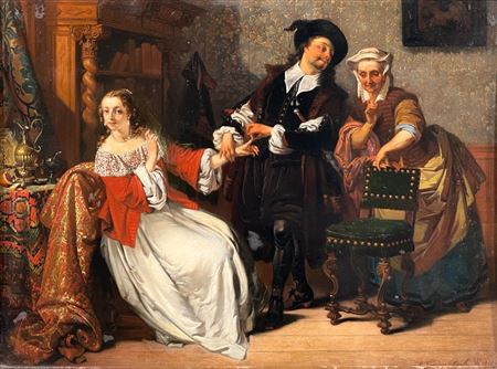 The Physician's Visit, 1858