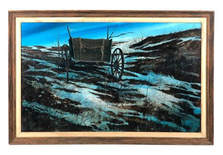 LANDSCAPE WITH WAGON