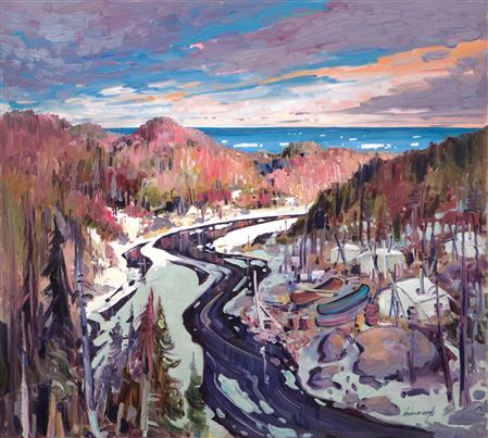 CAMPEMENT MONTAGNAIS, PÊCHE AUX SAUMONS (NATASHQUAN, QUÉBEC), 1997