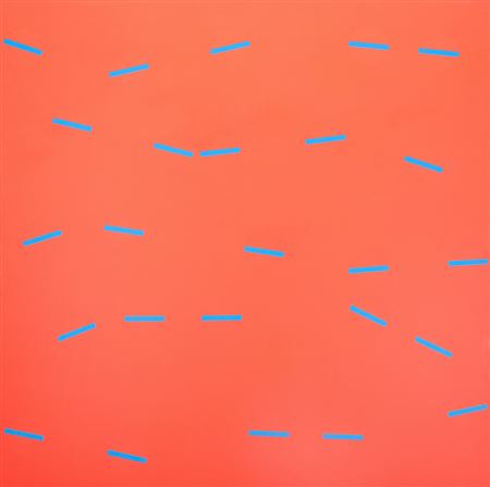 Sample artwork by Denis Juneau (1925 - 2014), known for hard-edge, plasticien painting, sculpture, symbol and logo design - View similar artists and auction records
