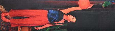 A LADY by Xing Xia - Auction record, sale price, and art valuation. Compare with similar artists and explore comparable artworks.