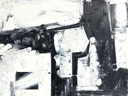 "Black and White Composition, 1954"