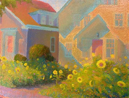 "Sunflowers on Commercial Street, 1998"