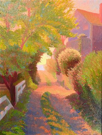 "Morning Shadows on Atkins Lane, 2000"