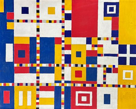 "City Scape (Two-Dimentional, Non-objective), 1966"