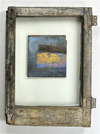 Yellow House in Window
