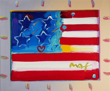 Flag with Heart #137