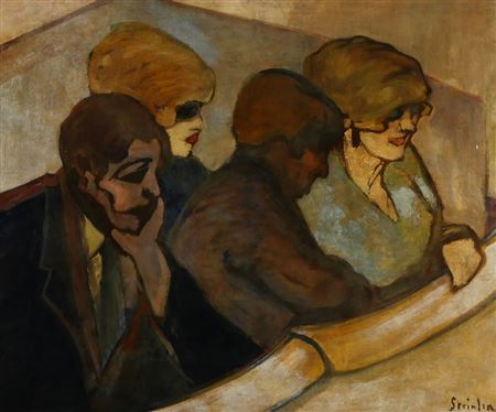 Four People in a Theatre Box