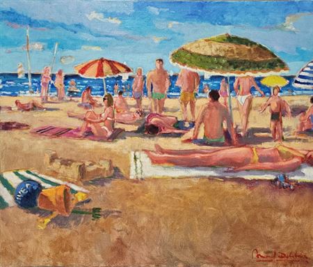 "DIA DE PLATJA, Nº 2". by Manuel Doblas Pinto - Auction record, sale price, and art valuation. Compare with similar artists and explore comparable artworks.