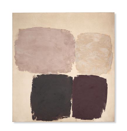 Sample artwork by Raymond Parker (1922 - 1990), known for abstract minimal-color field - View similar artists and auction records