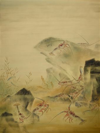 Ebi no zu (Spiny Lobsters) 1930