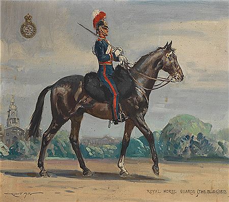 'The royal horse guards (the blues) 1812'