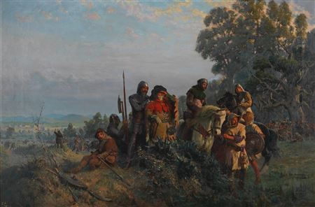 'In Leicester's Cause' by Henry Reynolds Steer - Auction record, sale price, and art valuation. Compare with similar artists and explore comparable artworks.