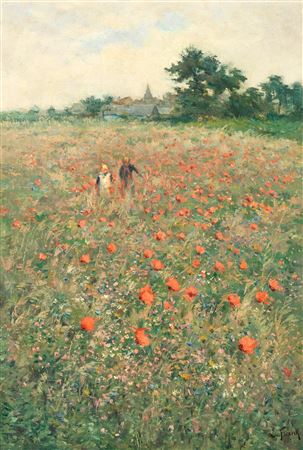 Les coquelicots by Lucien Frank - Auction record, sale price, and art valuation. Compare with similar artists and explore comparable artworks.