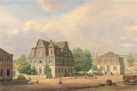 A town square, Prussia
