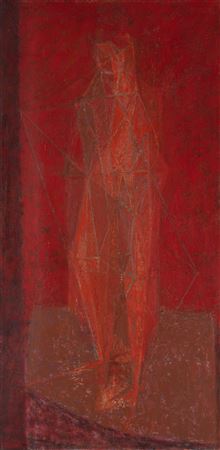 Abstract Figure by Harold Larry Cohen - Auction record, sale price, and art valuation. Compare with similar artists and explore comparable artworks.