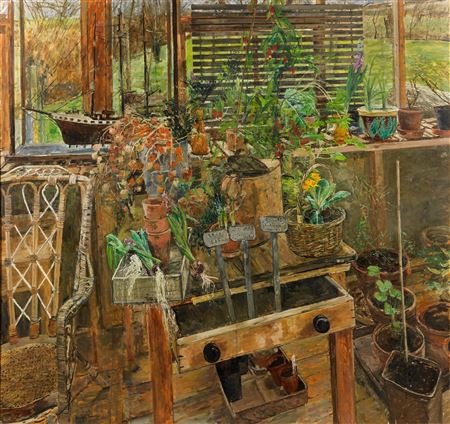 Sample artwork by Olwyn Bowey (Born 1936), known for painting - View similar artists and auction records