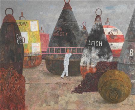 The Buoys by Reginald C Brill - Auction record, sale price, and art valuation. Compare with similar artists and explore comparable artworks.