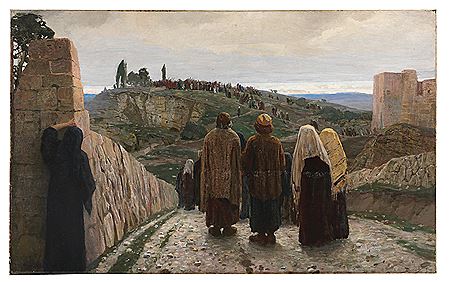 'There were also women looking from afar off', 1908