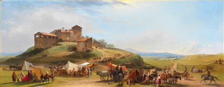 Castel di Leva, near Rome by John Gadsby Chapman - Auction record, sale price, and art valuation. Compare with similar artists and explore comparable artworks.