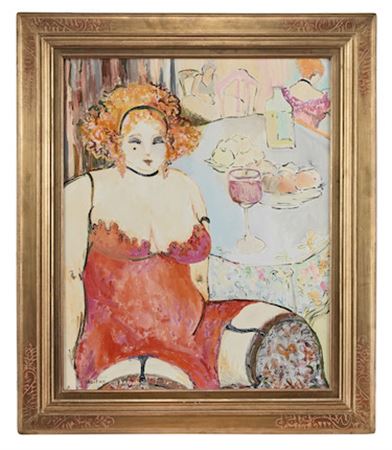 Sample artwork by Eva Hannah (1942 - 2021), known for painting - View similar artists and auction records