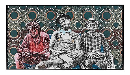 Three Men Seated
