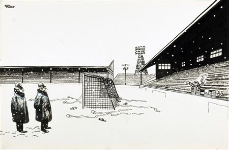 Now There's a Real Fan – Won't Let a Simple Thing Like a Game Being Cancelled Spoil His Afternoon's Sport
