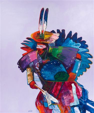 "Traditional Dancer II," 1990