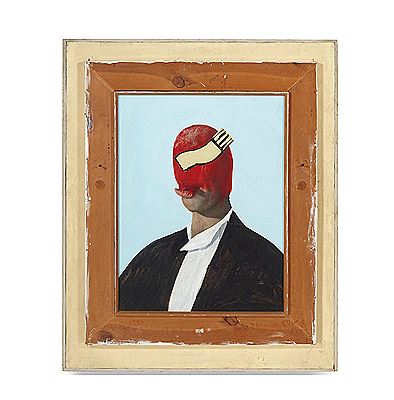 Custer's Last Stand (Picture of Harry), 1973 by Llyn Foulkes - Auction record, sale price, and art valuation. Compare with similar artists and explore comparable artworks.