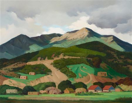 Rio Hondo, New Mexico by Frode Dann - Auction record, sale price, and art valuation. Compare with similar artists and explore comparable artworks.